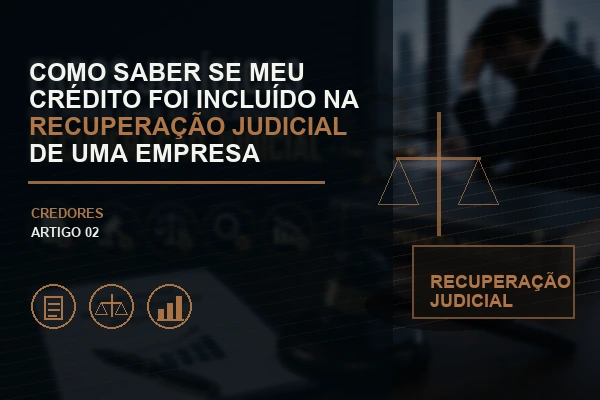 Como Saber se Meu Crédito Foi Incluído na Recuperação Judicial de uma Empresa