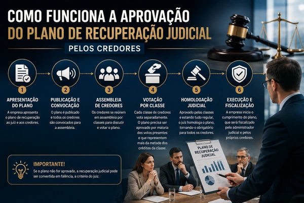 Como funciona a aprovação do plano de Recuperação Judicial pelos credores
