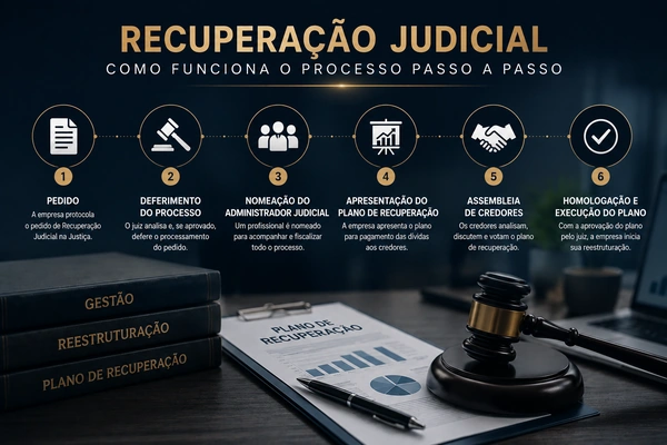 Como funciona o processo de Recuperação Judicial passo a passo