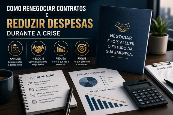 Como renegociar contratos e reduzir despesas durante a crise