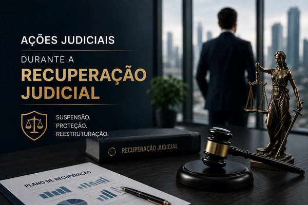 O que acontece com ações judiciais durante a Recuperação Judicial