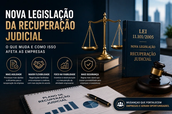 O que muda na nova legislação da Recuperação Judicial e como isso afeta as empresas