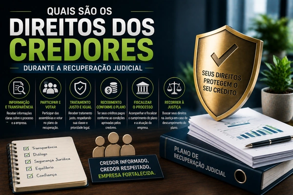 Quais são os direitos dos credores durante a Recuperação Judicial