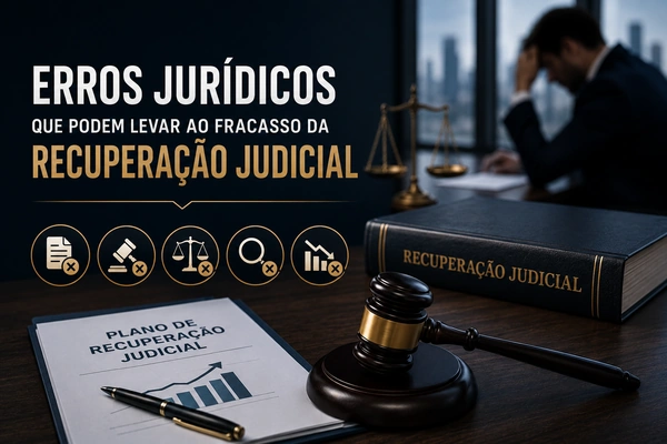 Quais são os principais erros jurídicos que podem levar ao fracasso da Recuperação Judicial