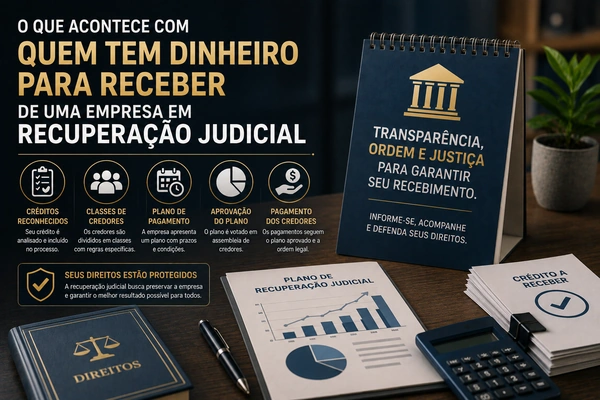 O que acontece com quem tem dinheiro para receber de uma empresa em Recuperação Judicial 