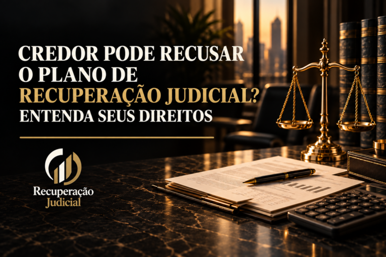 Credor pode recusar o plano de recuperação judicial? Entenda seus direitos.