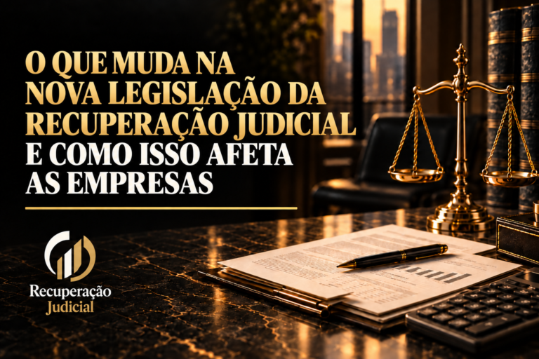 O que muda na nova legislação da Recuperação Judicial e como isso afeta as empresas.